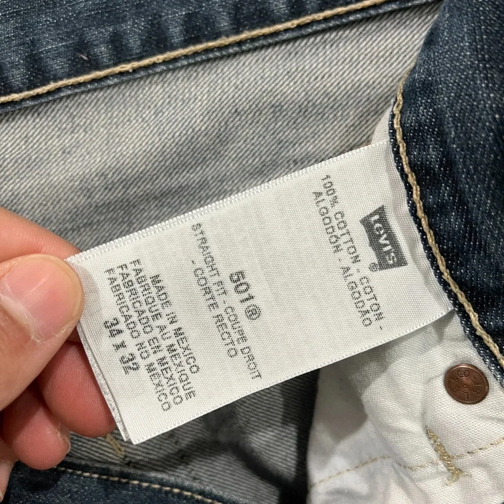 Levis 501 XX  Jeans Mens 32x30* Straight Button Fly‎ Southwestern Y2K Cowboy